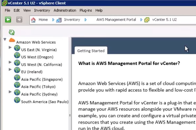 AWS Management Portal