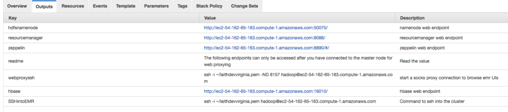 take a note of the output tab