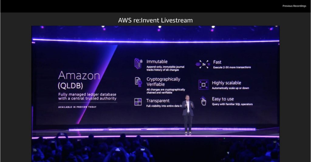 Quantum Ledger Database