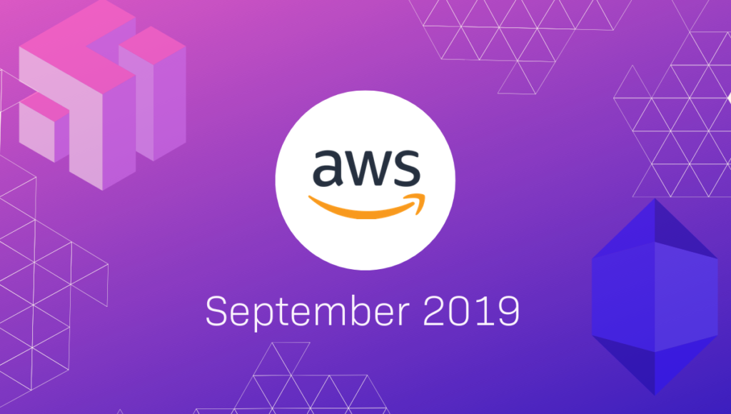 Sep 2019 Highlights From AWS - Image