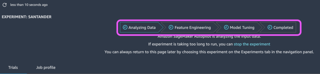 Predicting Customer Behavior with Amazon SageMaker Studio, Experiments, and Autopilot 15